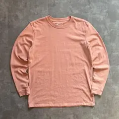 Carhartt カーハート 古着 無地ロンT 袖プリント Tシャツ M ピンク