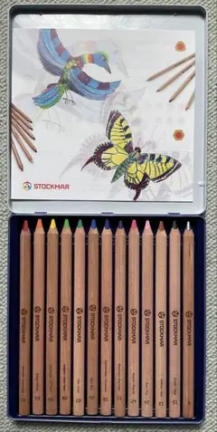 STOCKMAR 色鉛筆 24色 + 1色 缶入り（LYRAと少し違う色合い） - メルカリ