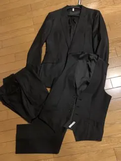 【スーツセレクト】3ピースブラックスーツ Ｙ5 結婚式 成人式 卒業式