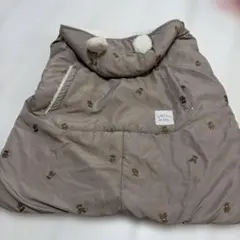 くま　抱っこ　ケープ　毛布　ベビー　赤ちゃん　防寒　アウター　ベビーカー