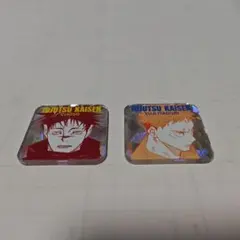 開封のみ未使用★呪術廻戦 死滅回遊 ホログラムアクリルステッカー 虎杖悠仁 脹相