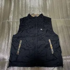 美品 バーバリーブラックレーベル ベスト ギンガムチェック Mサイズ