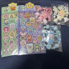 ラブブ LABUBU ぬいぐるみ キーホルダー 携帯ストラップ ビーズストラップ