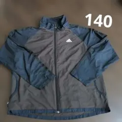 adidas フルジップジャケット 140 アディダス　フードなし