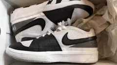 Nike スニーカー 12 ホワイト/ブラック/グレー　25cm