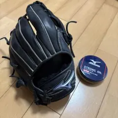 ミズノ 軟式少年用 ファーストミット ストロングオイル付き