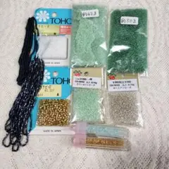 丸小ビーズ、シードビーズ、TOHOビーズ、糸通しビーズ、まとめ売り