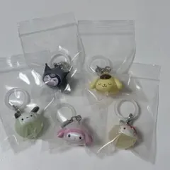 サンリオ めじるしアクセサリー なりきりまん　5個セット　セミコンプ