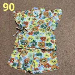 familiar 花柄ロンパース 70 - メルカリ
