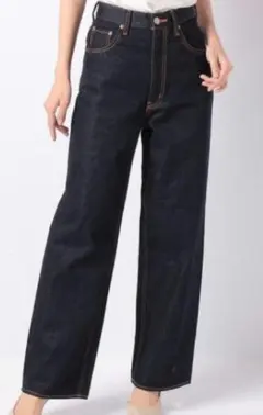 商品 : AZUL BY MOUSSY ハイウエストワイドデニムパンツ