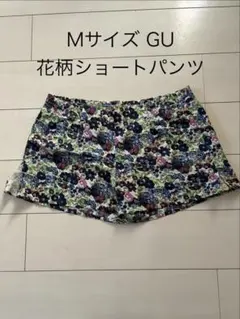 Mサイズ GU 花柄 ショート パンツ ジーユー　おしゃれ　かわいい　最安値
