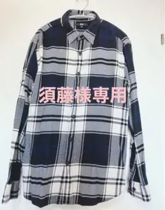 ユニクロ　フランネルチェックシャツ　Ｌサイズ