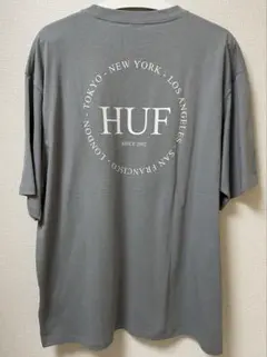 新品　HUF Tシャツ　XL ハフ　ブルーグレー