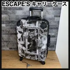 ESCAPE'S　キャリーケース　Sサイズ　専用ハンガー付き　モノクロフィルム柄