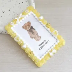 #561 ホイップデコ 硬質ケースデコ トレカケースデコ 黄色 イエロー