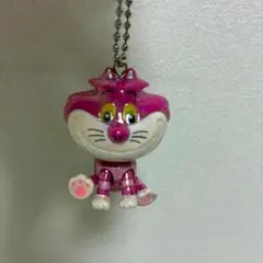 【レトロ】ディズニー チェシャ猫 フィギュア キーホルダー ふしぎの国のアリス