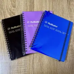 Rollbahn ポケット付メモ Lサイズ 3冊セット