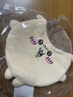 ちいかわ　もちっとふわっと コレクション　D賞　まんまる ポーチ　くりまんじゅう