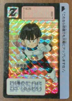 ドラゴンボールZ 孫悟飯 カード 217 - メルカリ