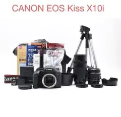 新品級 Canon Kiss X10 ダブルレンズ WiFi/Bluスマホ転送 - メルカリ