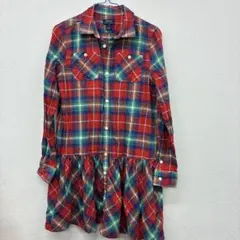 PLO Ralph Lauren シャツワンピース　キッズ　サイズ16　◇30