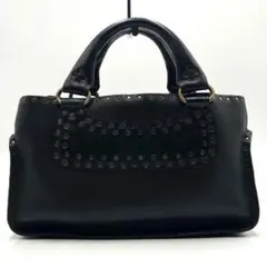 美品● セリーヌ ハンドバッグ ブギーバッグ トリオンフ スタッズ レザー