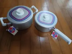 両手鍋 片手鍋 2点セット昭和 レトロ