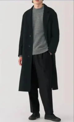 2025年最新】MUJI labo カシミヤ混チェスターコートの人気