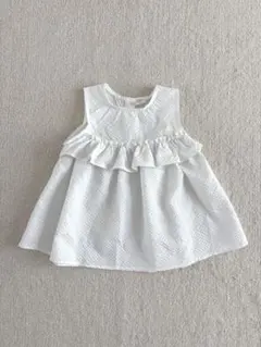 韓国子供服 フリルブラウス