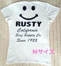 ☆RUSTY☆スマイルプリント Tシャツ Ｍサイズ