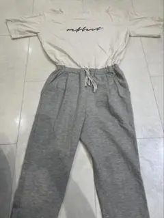 EGOIST セットアップ ホワイト グレー