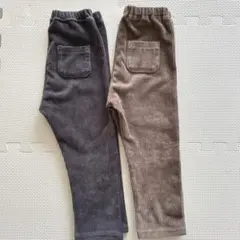 無印良品　コーデュロイレギンス　90