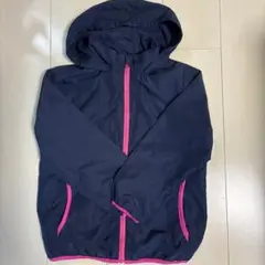 キッズ フード付き パーカー ネイビー