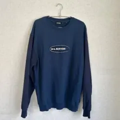 XLARGE ネイビー スウェット M