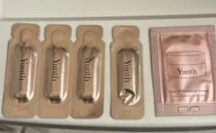 【未使用】Yunth 美容液 4包分 お試し用　おまけ付き