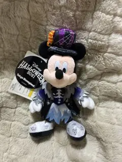 スプーキーブー ミッキーマウス ぬいぐるみバッジ 2021 ぬいば　ハロウィン