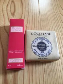 ロクシタンのハンドクリームとソープのセット