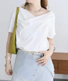 mystic オフショルTシャツ ホワイトのサムネイル