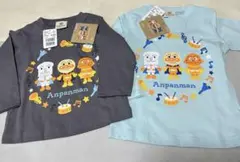 【新品タグ付き】アンパンマン 長袖 Tシャツ 80センチ 90センチ ロンT