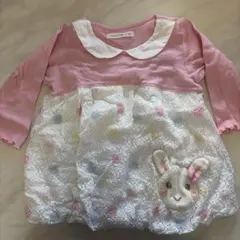 coeur a coeur ベビーワンピース 80cm うさぎモチーフキムラタンのサムネイル