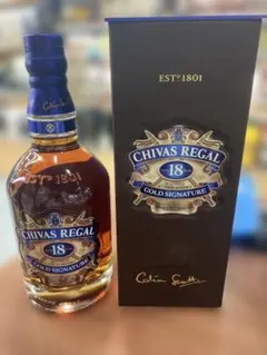 未開栓 シーバスリーガル 18年 ゴールドシグネチャー スコッチ1000ml