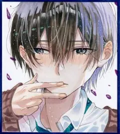 h*☆様 男子 手描きイラスト アナログイラスト オリジナルイラスト 色紙 コピ