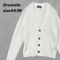 Drumohr ドルモア イタリア製 カーディガン ニット M 白 リネン 麻のサムネイル