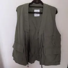 niko and ... C-1風ベスト カーキ色