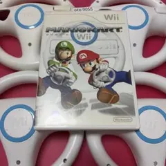 マリオカートWii ソフトなしWiiハンドル４個▼ot9055