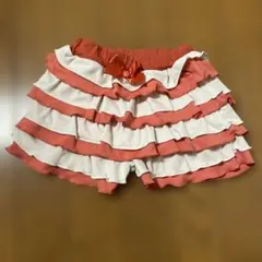 ブランシェス　フリル キュロット ピンク 100センチ