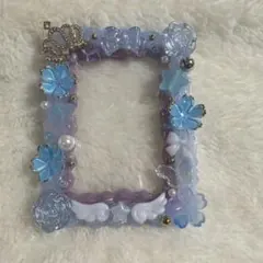 ホイップデコ　水色　紫