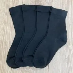 ブラック 靴下 4足セット レディース