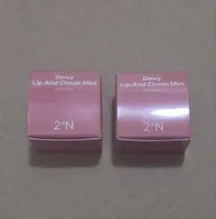 2aN リップアンドチークmini 01 Dewy Rose 2個セットのサムネイル