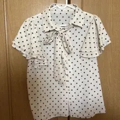【MAJESTIC LEGON】 2wayフリルスリーブブラウス　ボウタイ